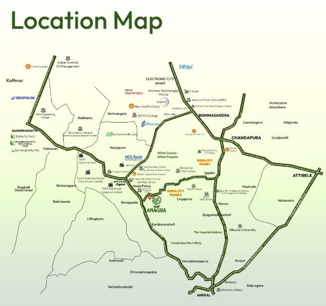 Anagha location map